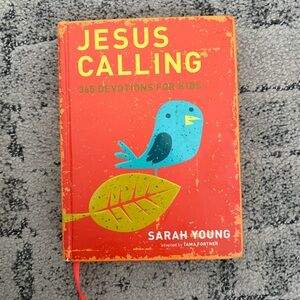 Orange 'Jesus Calling' Devotional Book